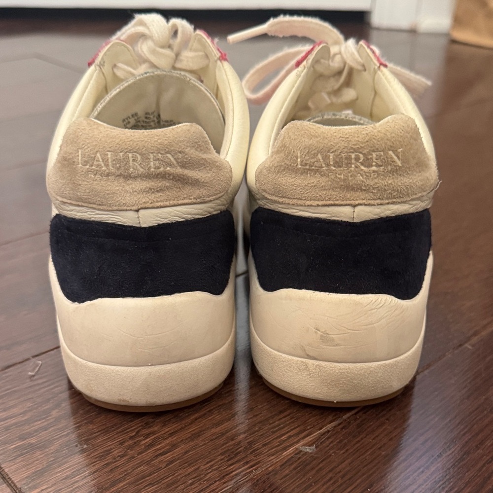 Lauren Ralph Lauren Colorful Lace-Up Sneakers. Good condition. Size 9. - Picture 3 of 6